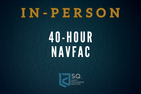 NAVFAC Contractor Safety Awareness - [In-Person] - Apr 13, 14, 15, 16, & 17, 2026 (04-13-2026 NAVFAC IP)