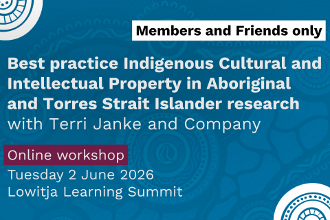 Best practice ICIP in Aboriginal and Torres Strait Islander research