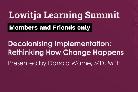 Decolonising Implementation:  
Rethinking How Change Happens