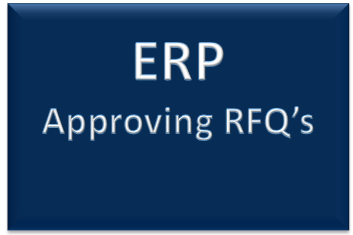 ERP - Approving RFQ's