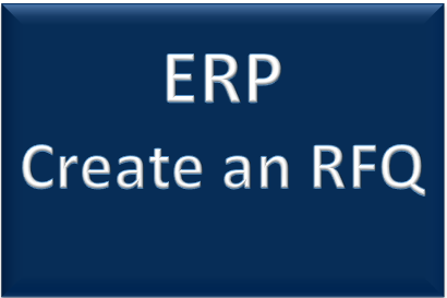 ERP - Create an RFQ