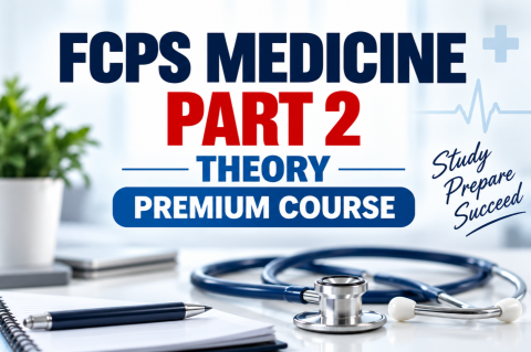 FCPS MEDICINE PART 2 THEORY PREMIUM COURSE (CATALOGUE 18)