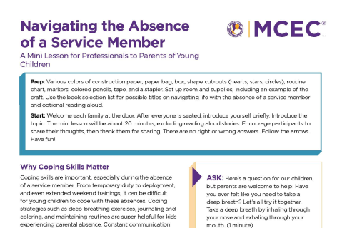 Mini Lesson: Navigating the Absence of a Service Member