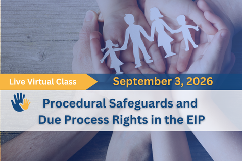 LIVE Sept. 2026: Procedural Safeguards and Due Process Rights in the EIP