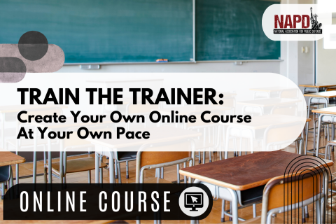 At your own pace -Online Train the Trainer - Create Your Own Online Course