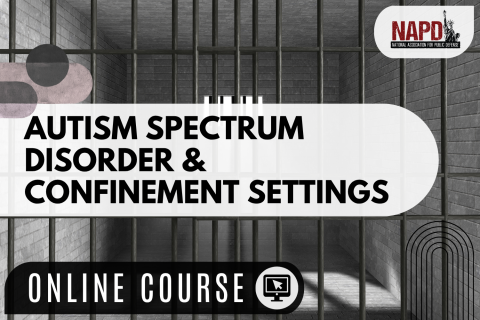 Autism Spectrum Disorder and Confinement Settings
