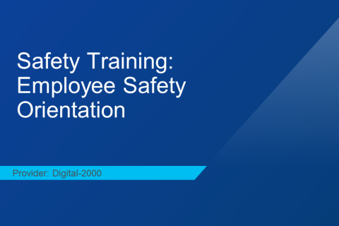 Safety Training - Employee Safety Orientation (English) (ST200)