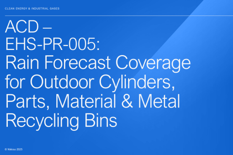 ACD - EHS-PR-005: Rain Forecast Coverage for Outdoor Items & Metal Recycling Bins (ACD132)