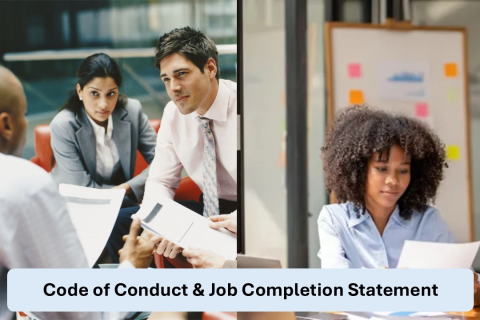010.03 SD002 & SD029 - Code of Conduct & Job Completion Statement (IPT_GEN_010.03)