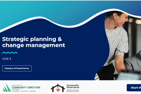NZ CCD: Unit 3 (Strategic planning and change management)