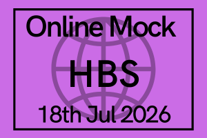 HBS (Online Mock) - 18th Jul 2026