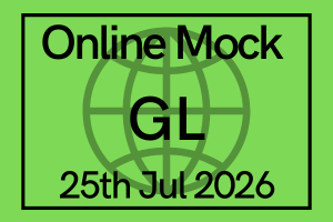 GL (Online Mock) - 25th Jul 2026