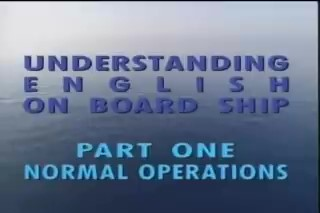 Understanding Basic maritime English (PBTVC0058)