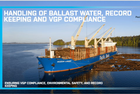 Handling of Ballast Water, Record keeping and VGP Compliance (PBCT0011)
