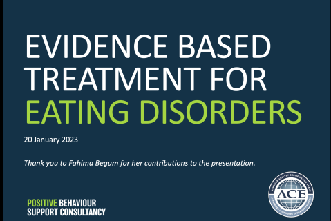 Evidence Based Treatment for Eating Disorders