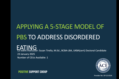 Applying a 5-Stage Model of PBS to Address Disordered Eating