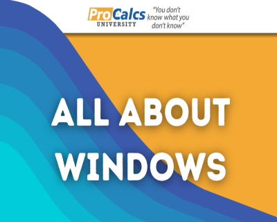 All About Windows - Intro to Load Calculations for Residential Buildings