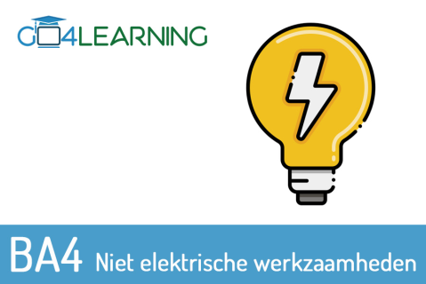 Initiatie Attest BA4 – niet-elektrische werkzaamheden