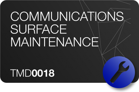 TMD0018 - Communications-Surface-Maintenance (F2F - C8745)