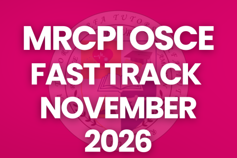 LISTENER PARTICIPANT FAST TRACK MRCPI OSCE NOVEMBER 2026