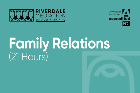 Family Relations (21 Hours) (RML-TRNG004)