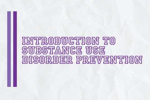 Introduction to Substance Use Disorder Prevention