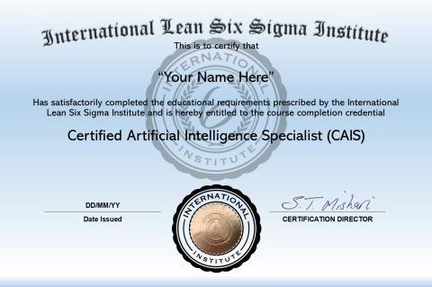 Certified Artificial Intelligence Specialist (CAIS) (AIE00-IL2)