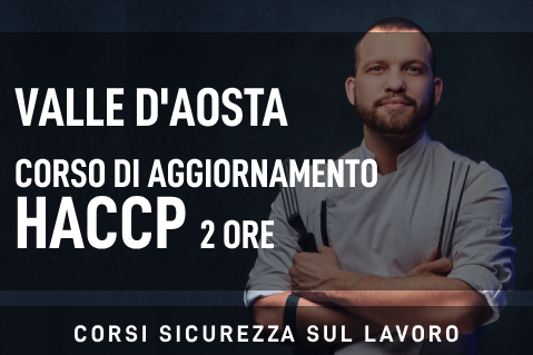 VALLE D'AOSTA - Corso di aggiornamento Operatori che non manipolano alimenti - 2 ore (SYC-A02VD01)