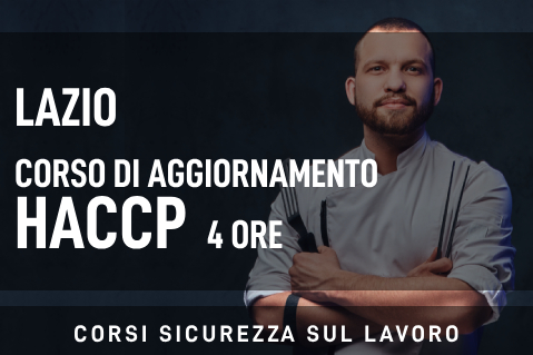 LAZIO - Corso di aggiornamento Alimentaristi addetti e responsabili - 4 ore (SYC-A04LA01)