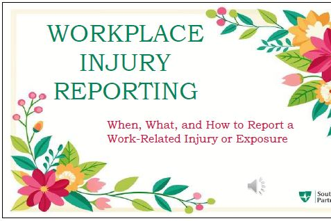 Onboarding: Workplace Injury Reporting