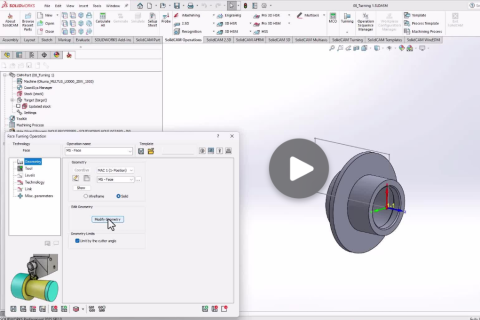 SolidCAM DEMO 08 - Turning Part 1