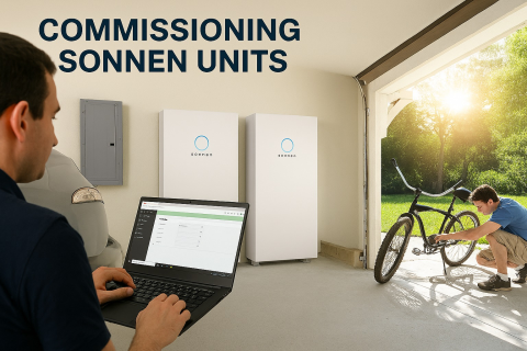 Commissioning Sonnen Units