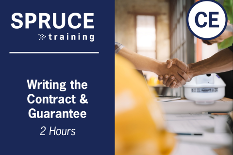 Writing the Contract and Guarantee 2HR CE SPRUCE306 (Spruce-306)