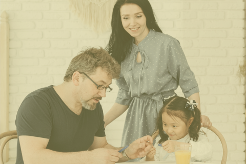 Asian Child-White Parent