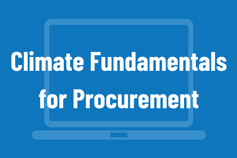 Climate Fundamentals for Procurement