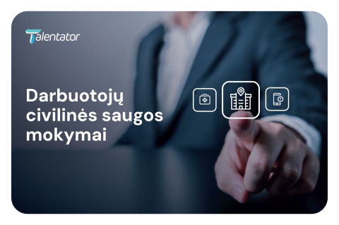 Darbuotojų civilinės saugos mokymai