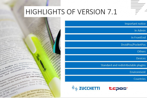 RELEASE - What's new in TCPOS version 7.1 (03-33-102)