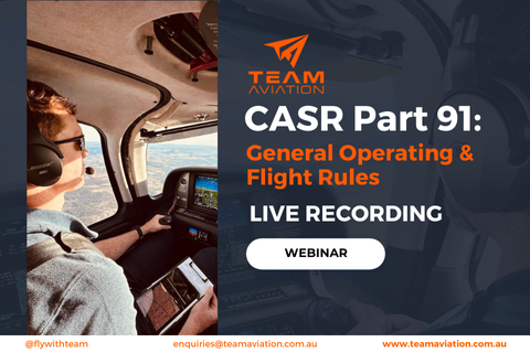 CASR Part 91: General Operating & Flight Rules (Live Recording) (WB-CASR91)