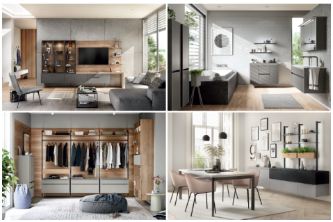 01. nobilia | 06. Living + Vanity Room