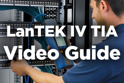 How to Setup and Certifiy Copper with LanTEK IV (TIA) (TN-CTT-C-TIA-HowTo)