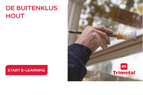 Trimetal buitenklus hout