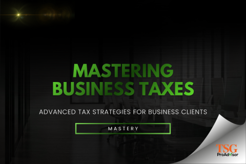 MASTERING BUSINESS TAXES (S CORPS, LLCs) (004-MAST)