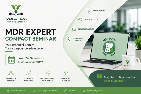 MDR Expert Compact Seminar - 26 October - 6 November 2026