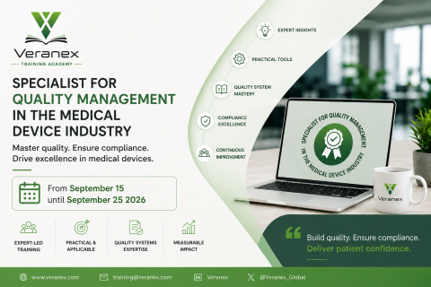 Specialist for Quality Management in the Medical Device Industry - September 15-25 2026