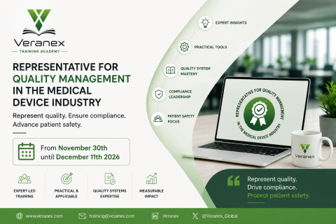 Representative for Quality Management in the Medical Device Industry - November 30  December 12 2026
