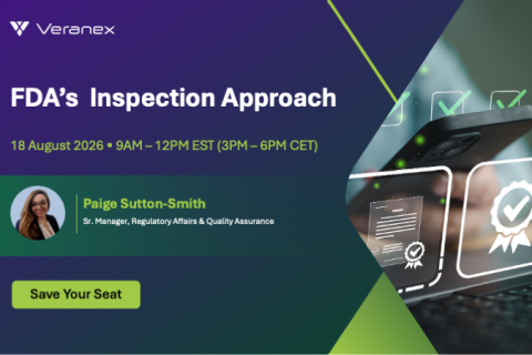 FDA Inspection - August 18th, 2026, 9AM – 12PM EST (3PM – 6PM CET)