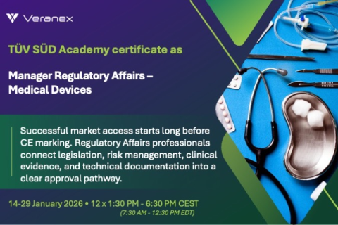 Manager Regulatory Affairs - January 14 - 29 2027
