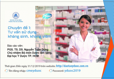 Chuyên đề 01: Tư vấn sử dụng kháng sinh, kháng viêm