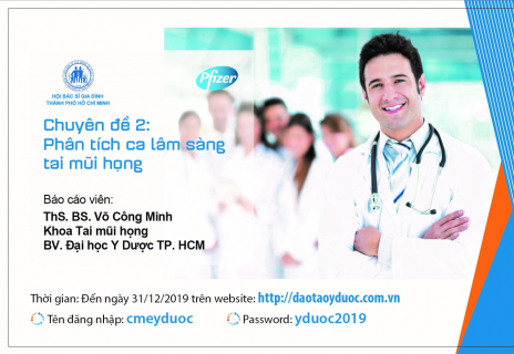 Chuyên đề 02: Phân tích ca lâm sàng tai mũi họng